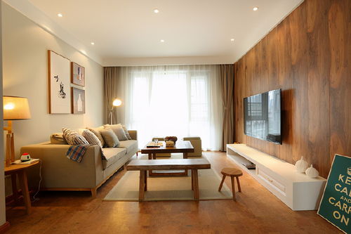 暖色系演繹溫馨美學(xué)，90㎡小家電視墻設(shè)計(jì)獲贊無(wú)數(shù)